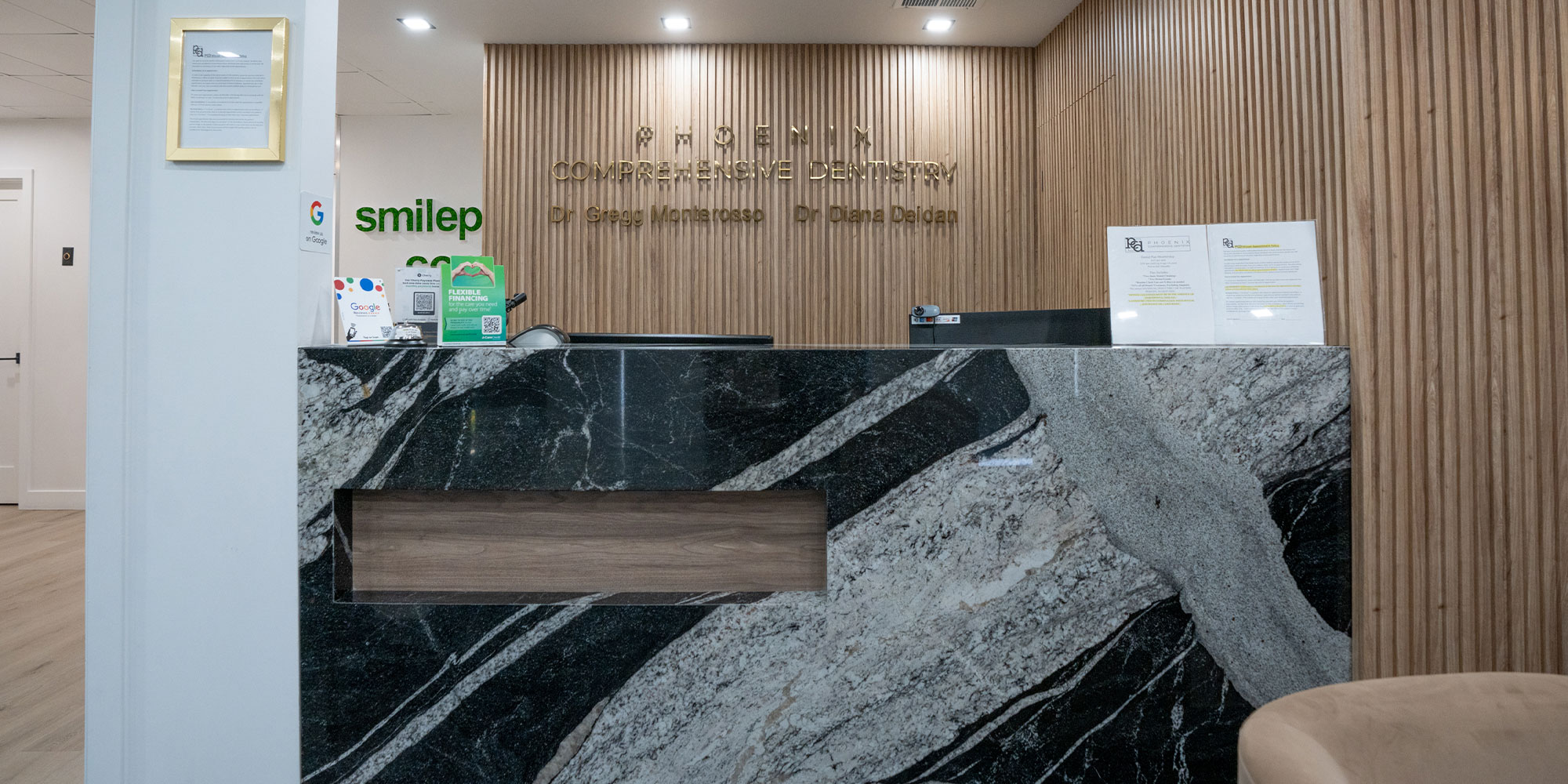 dental office front desk